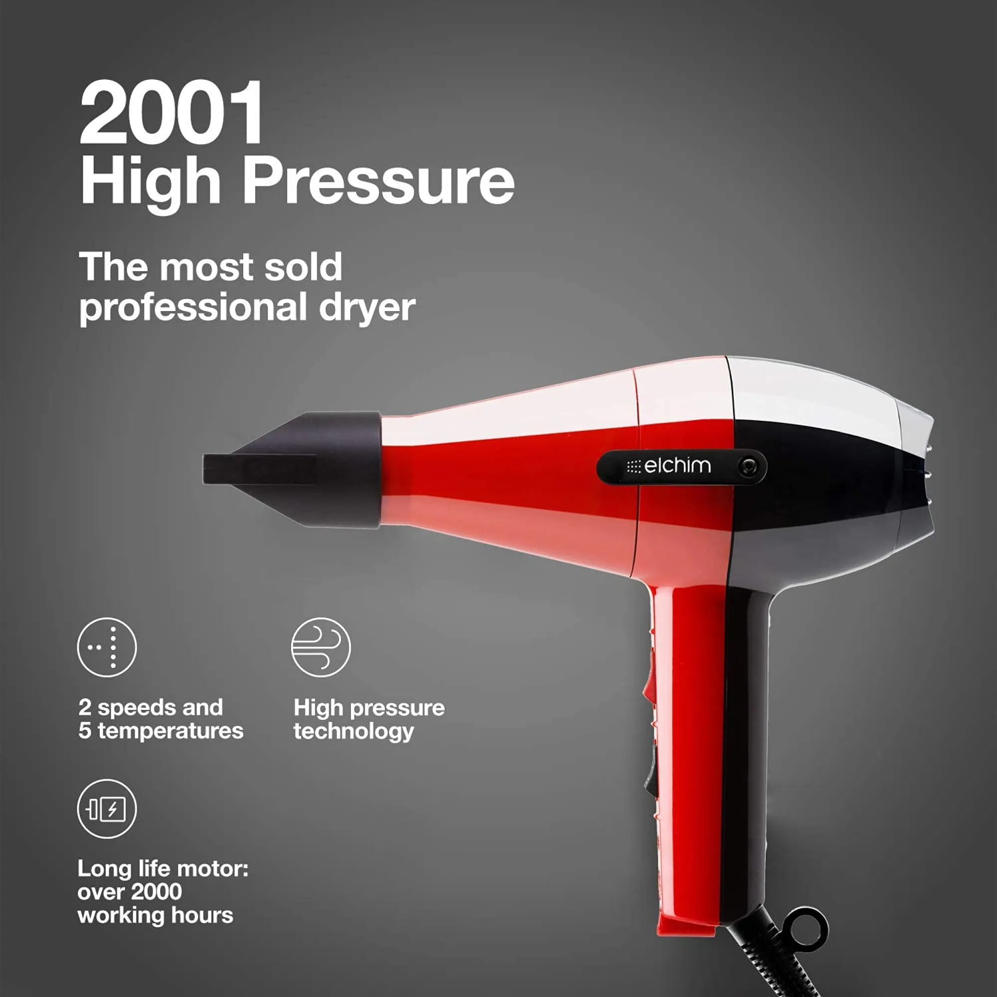 2001 Professional hairdryer