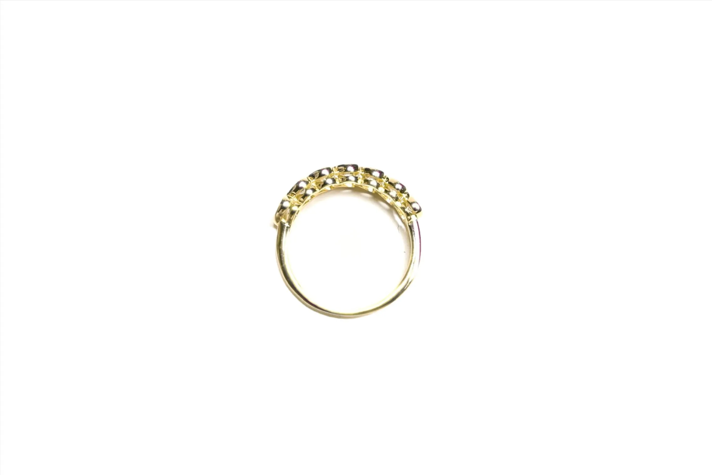 7 Hearts Vermeil Ring