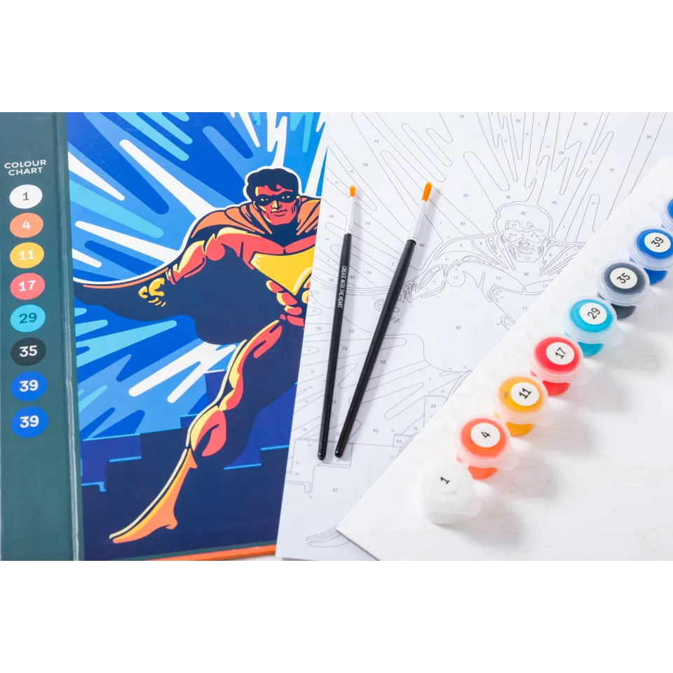 Art Maker Painting by Numbers: Comic Superhero