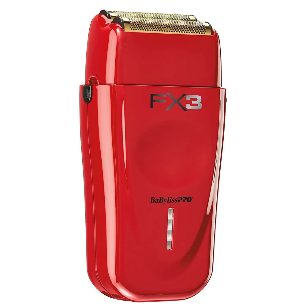 BaByliss PRO Barberology FX3 Double Foil Shaver FXX3S with 4 Replacement Foils and Cutters