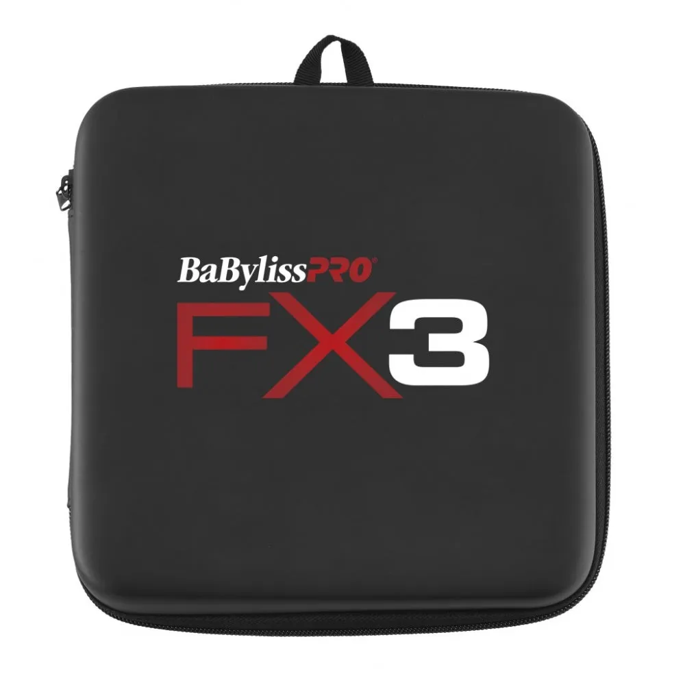 BaByliss PRO FX3 Professional Cordless Clipper & Trimmer FXX3T with Carrying Case and Neck Duster