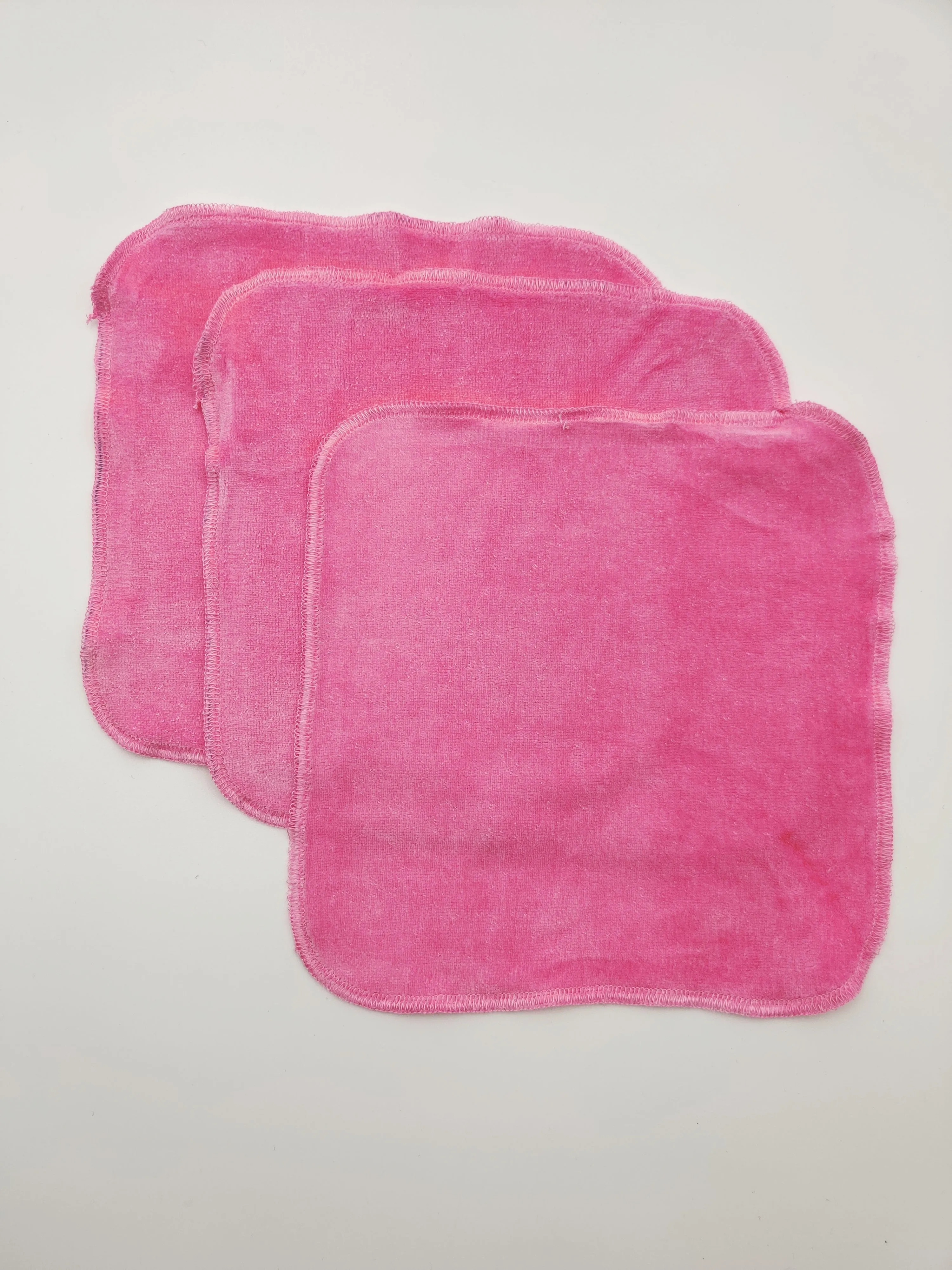 Bamboo Cotton Velour Baby Wipes , Reusable & Washable (Pack of 3)