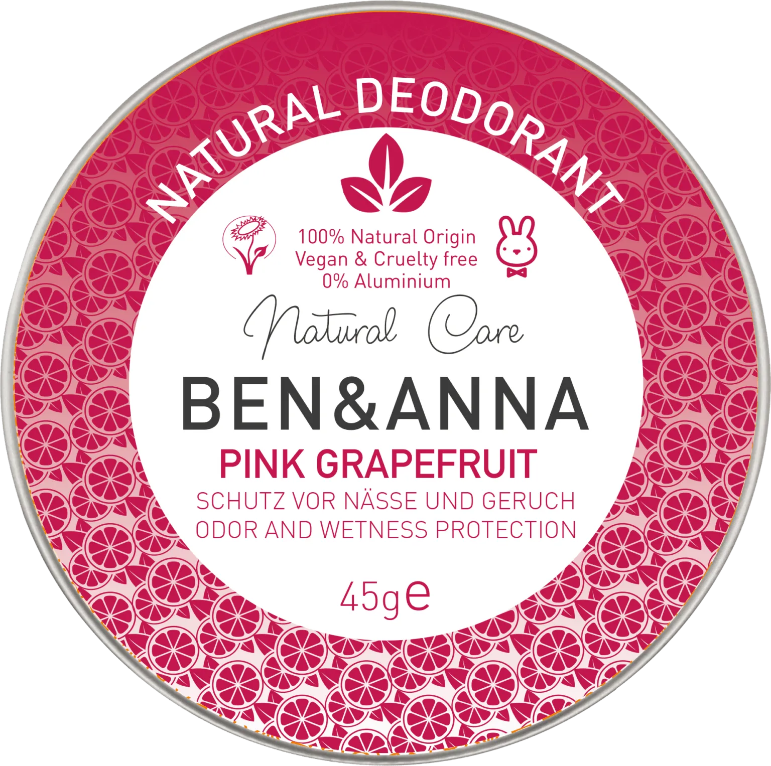 Ben & Anna Tin Deo Pink Grapefruit