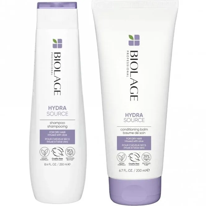 Biolage Hydra Source Shampoo 250ml & Conditioner 200ml Twin