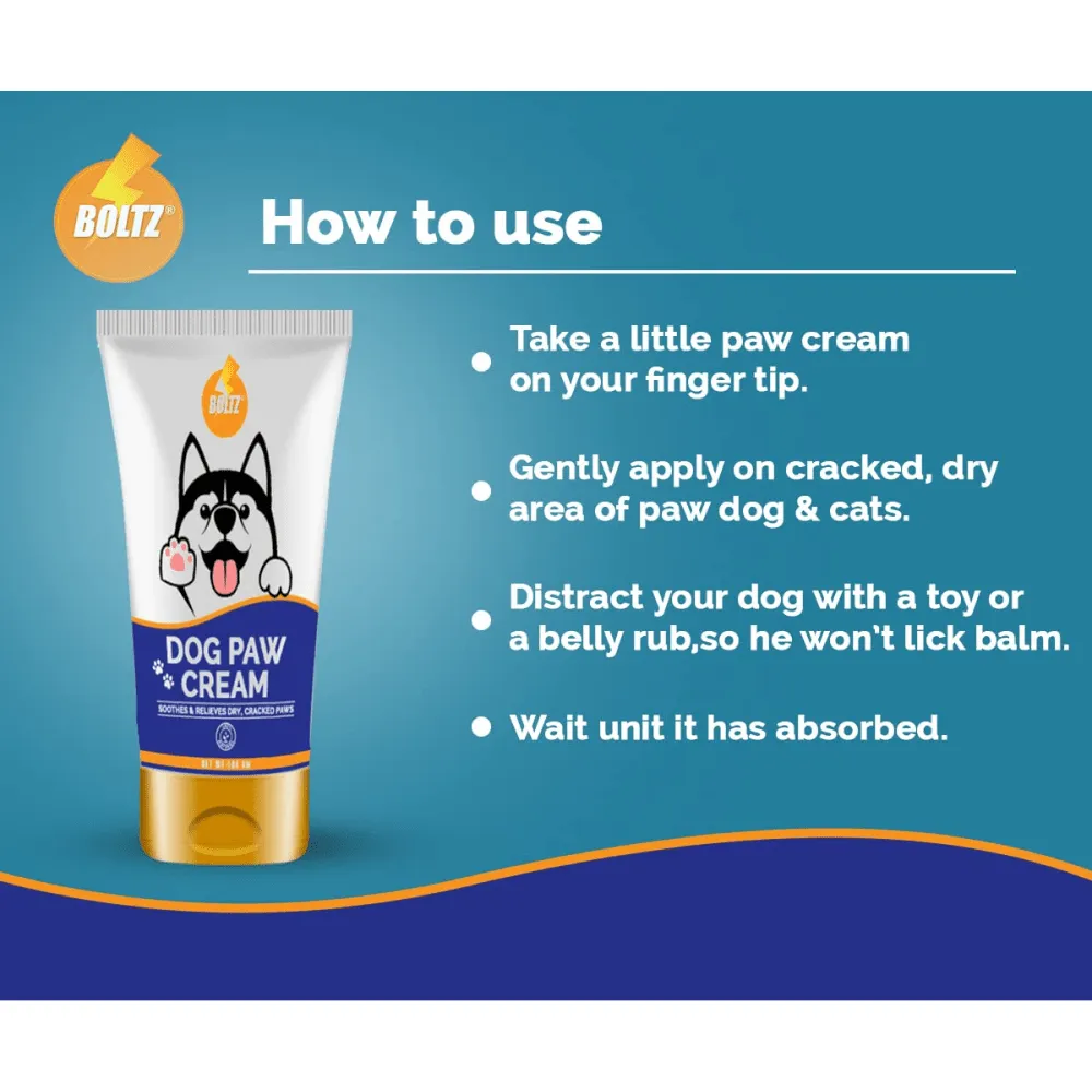 Boltz Body Spray Perfume Deodorizers and Cracked and Chapped Paw Cream for Dogs Combo