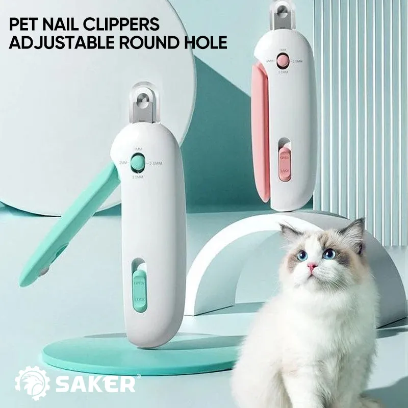 Cat Nail Clippers with Adjustable Aperture