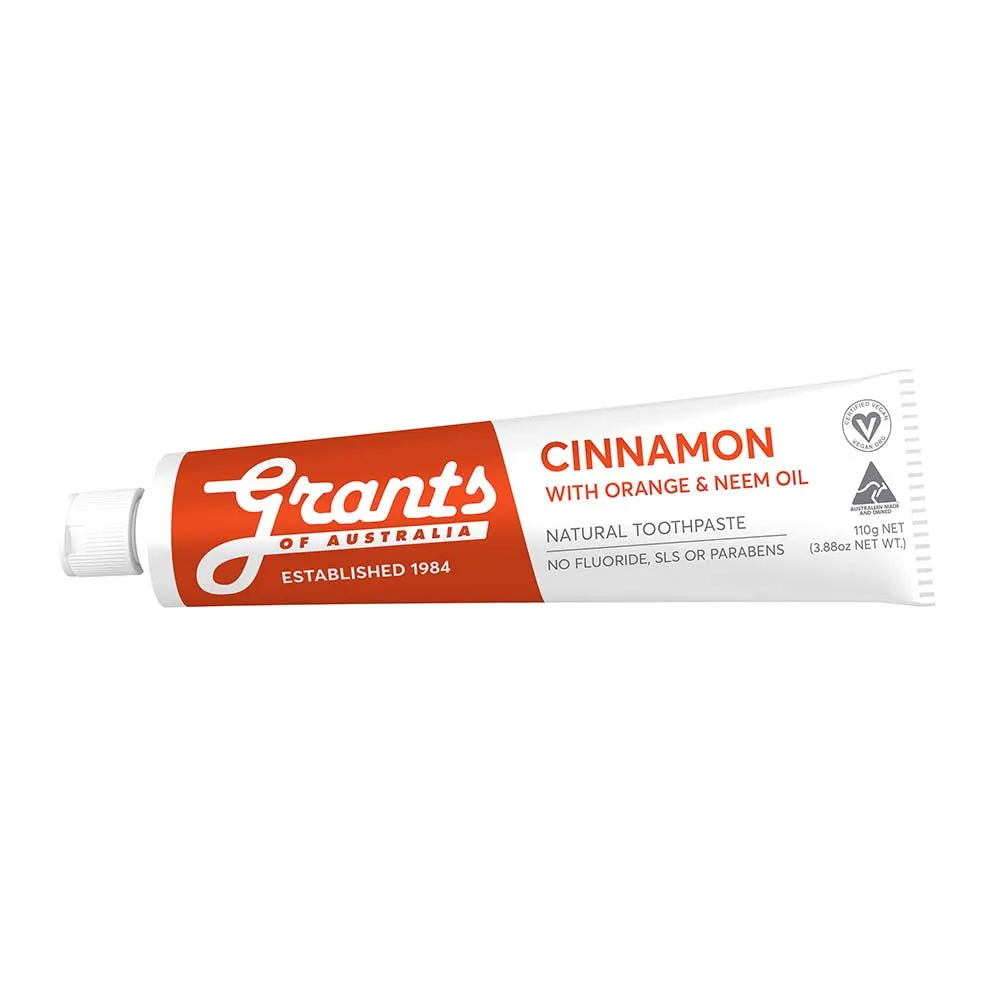 Cinnamon Natural Toothpaste - Fluoride Free