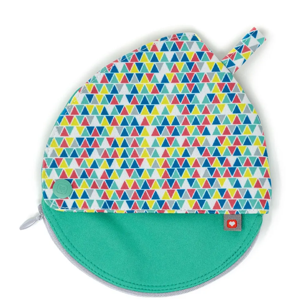 Close Printed Breast Pad Pouch - Brights