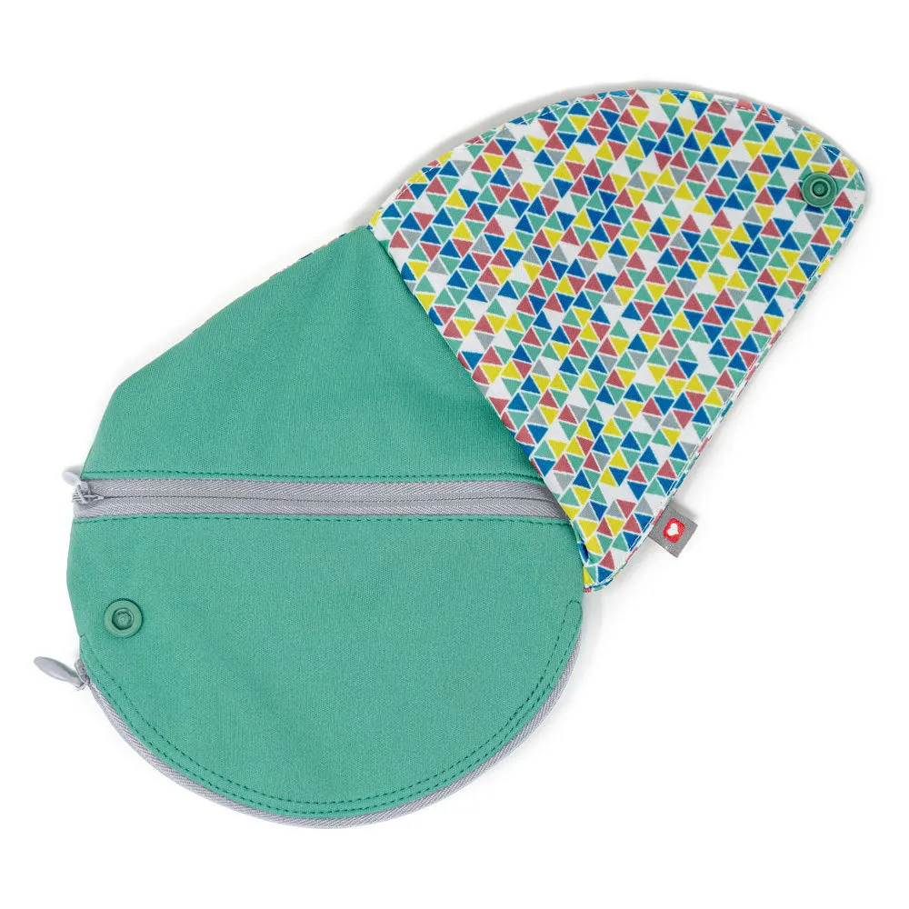 Close Printed Breast Pad Pouch - Brights