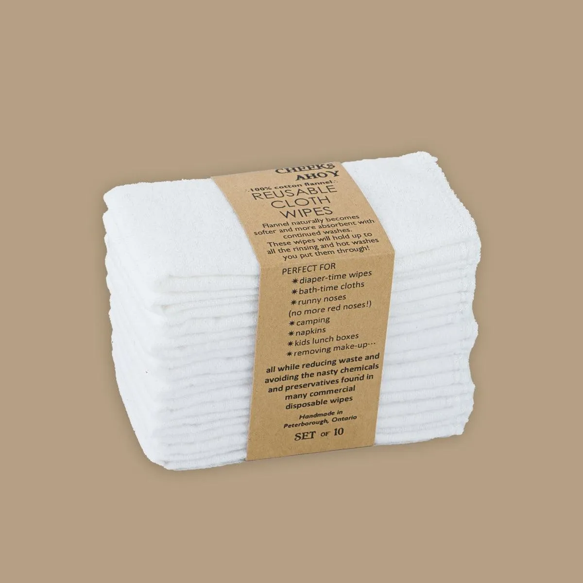 cloth wipes (10 pack) - sauve