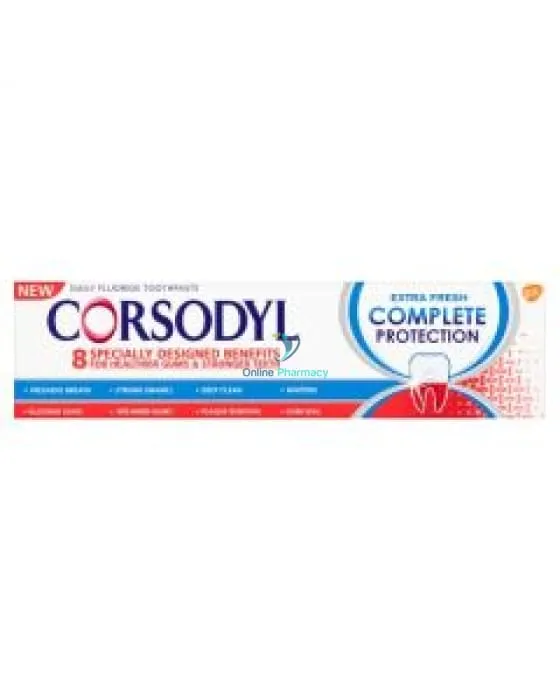 Corsodyl Complete Extra Fresh Toothpaste - 75ml