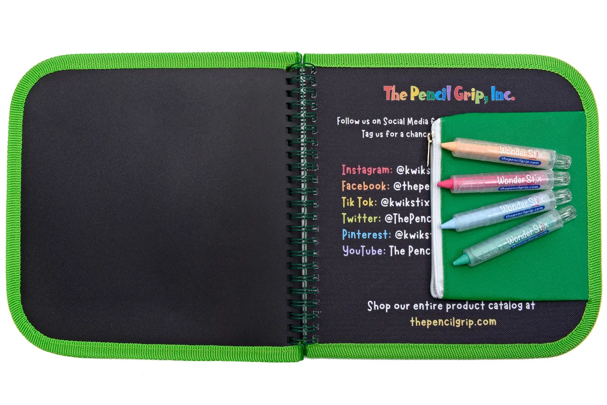 Daily Doodler Reusable Activity Book- Sea Life Cover, Includes 4 Wonder Stix by The Pencil Grip, Inc.