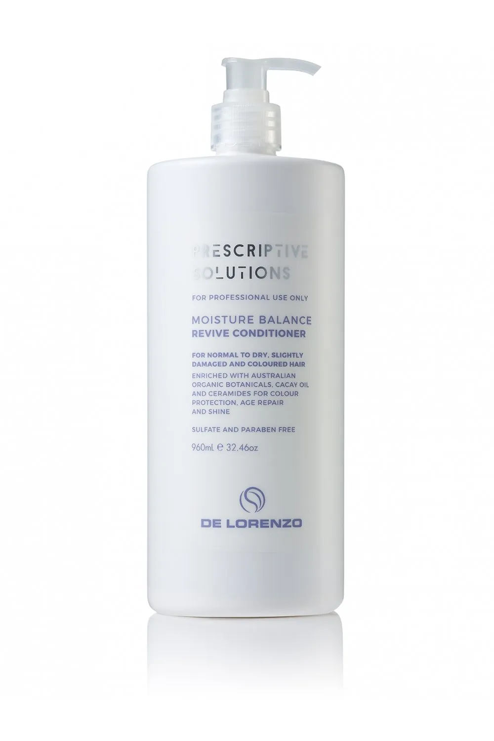 De Lorenzo Prescriptive Solutions Moisture Balance Revive Conditioner