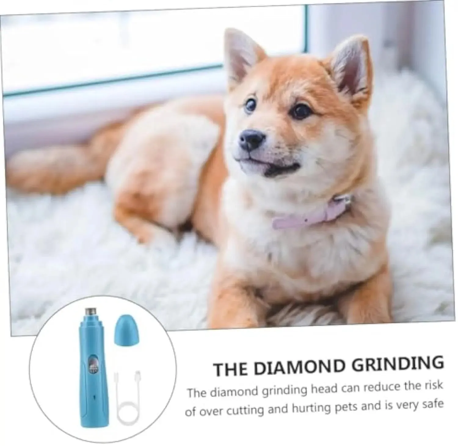 Dog Nail Grinder Electric Nail Polisher For Pet Claw Trimmer