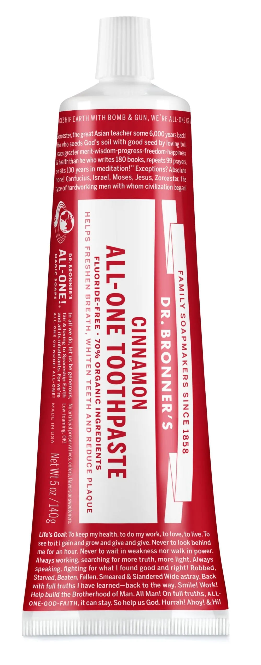 Dr. Bronners All-One Toothpaste - Cinnamon