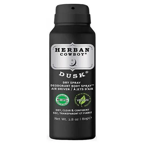 Dry Spray  Deodorant Dusk 2.8 Oz By Herban Cowboy