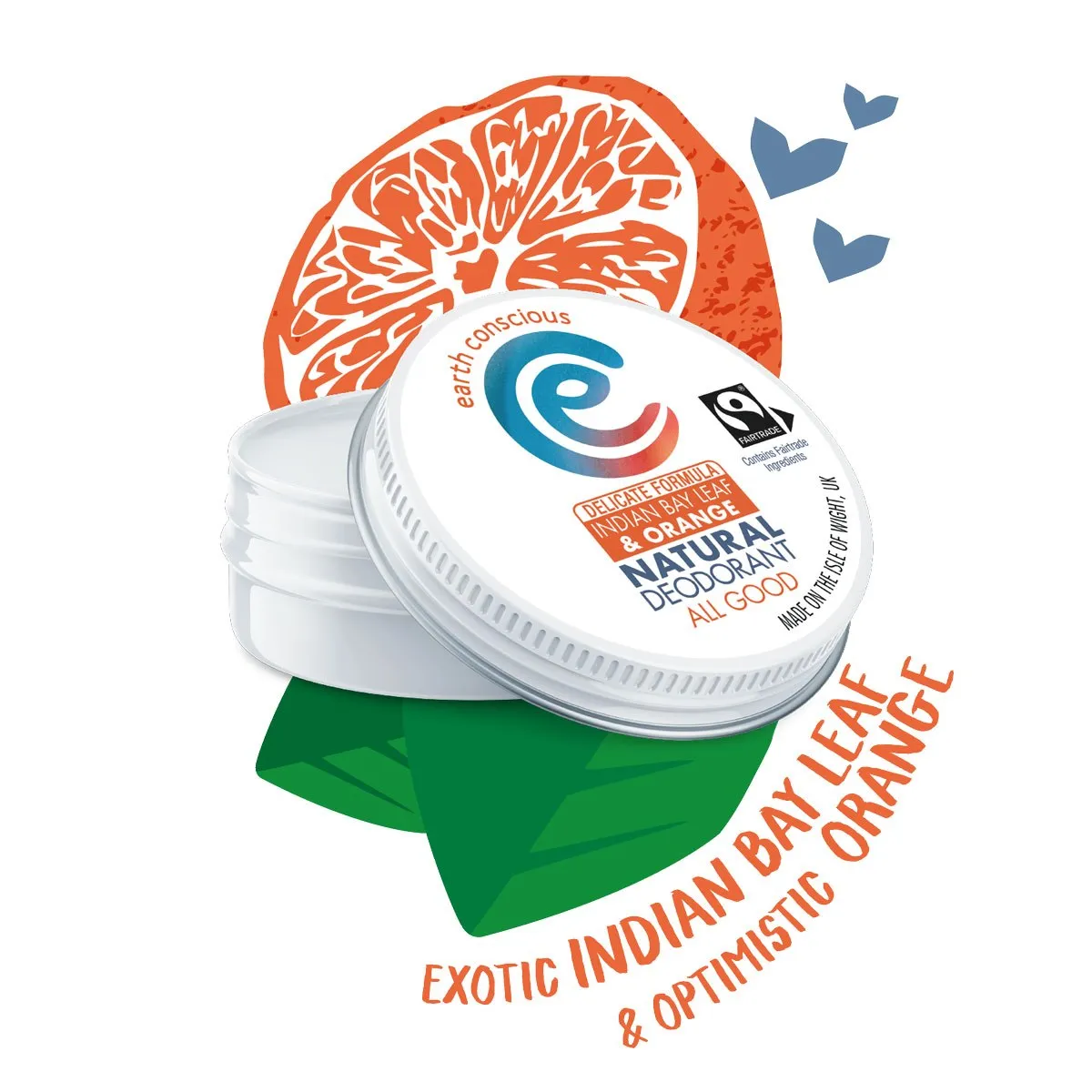 Earth Conscious Delicate Deodorant Balm Tin