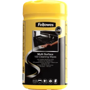 Fellowes 100 Surface Cleaning Wipes