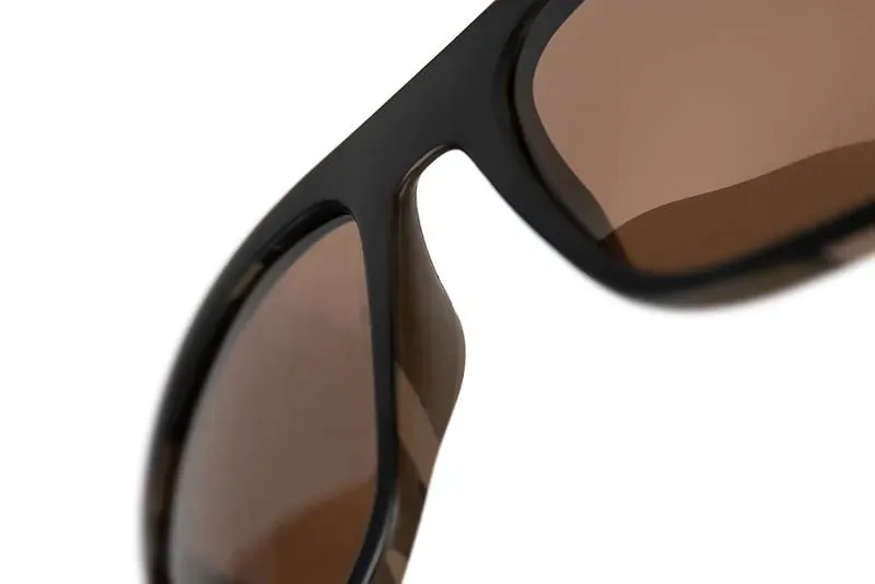 FOX Avius Black / Camo - Brown Lense Sunglasses