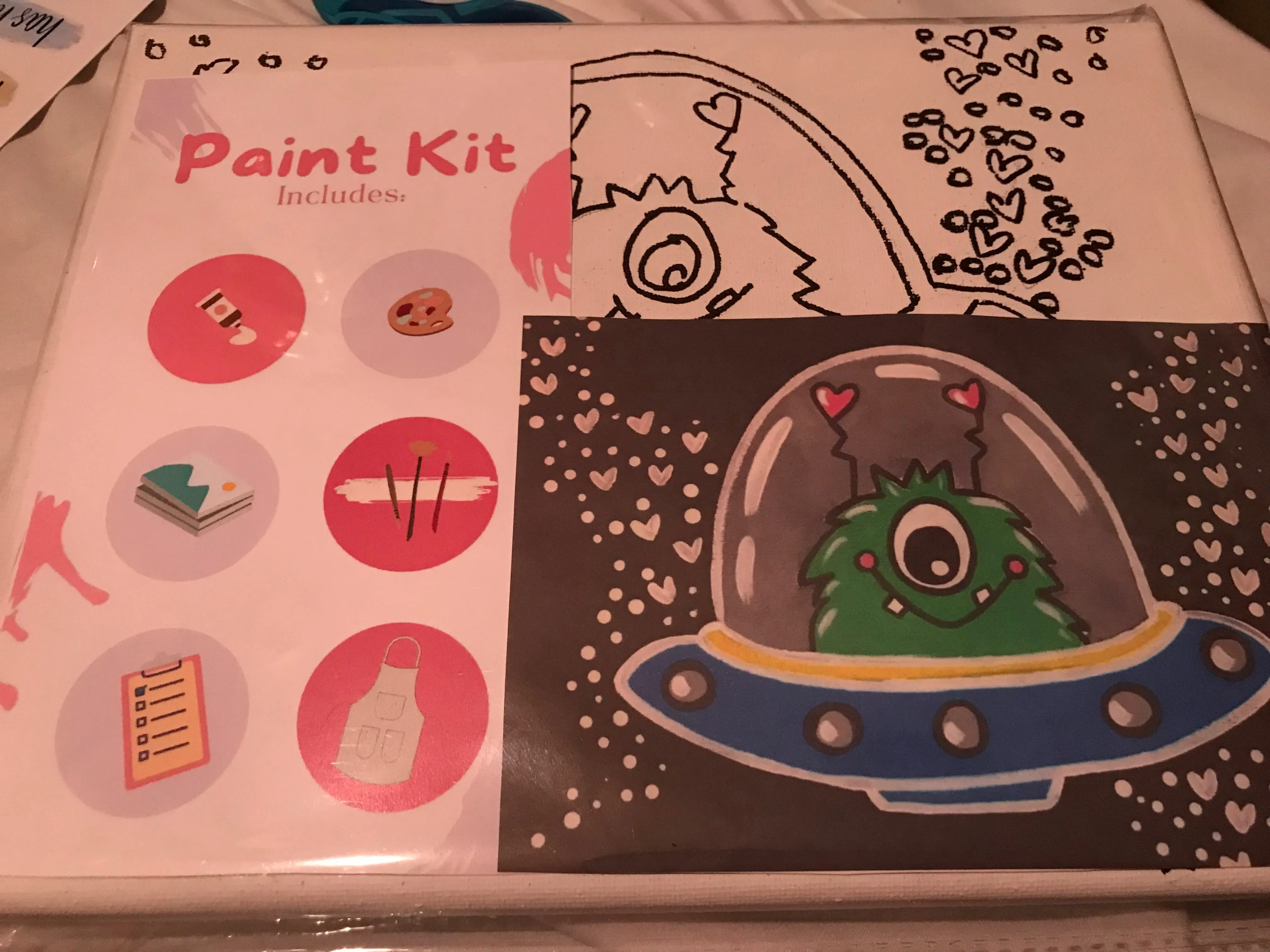 Fuzzy Alien Paint Kit