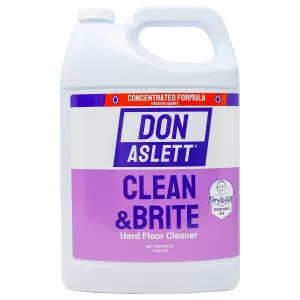 GALLON: Don Aslett Clean & Brite – Cleans Floors And Helps Bring Back Shine