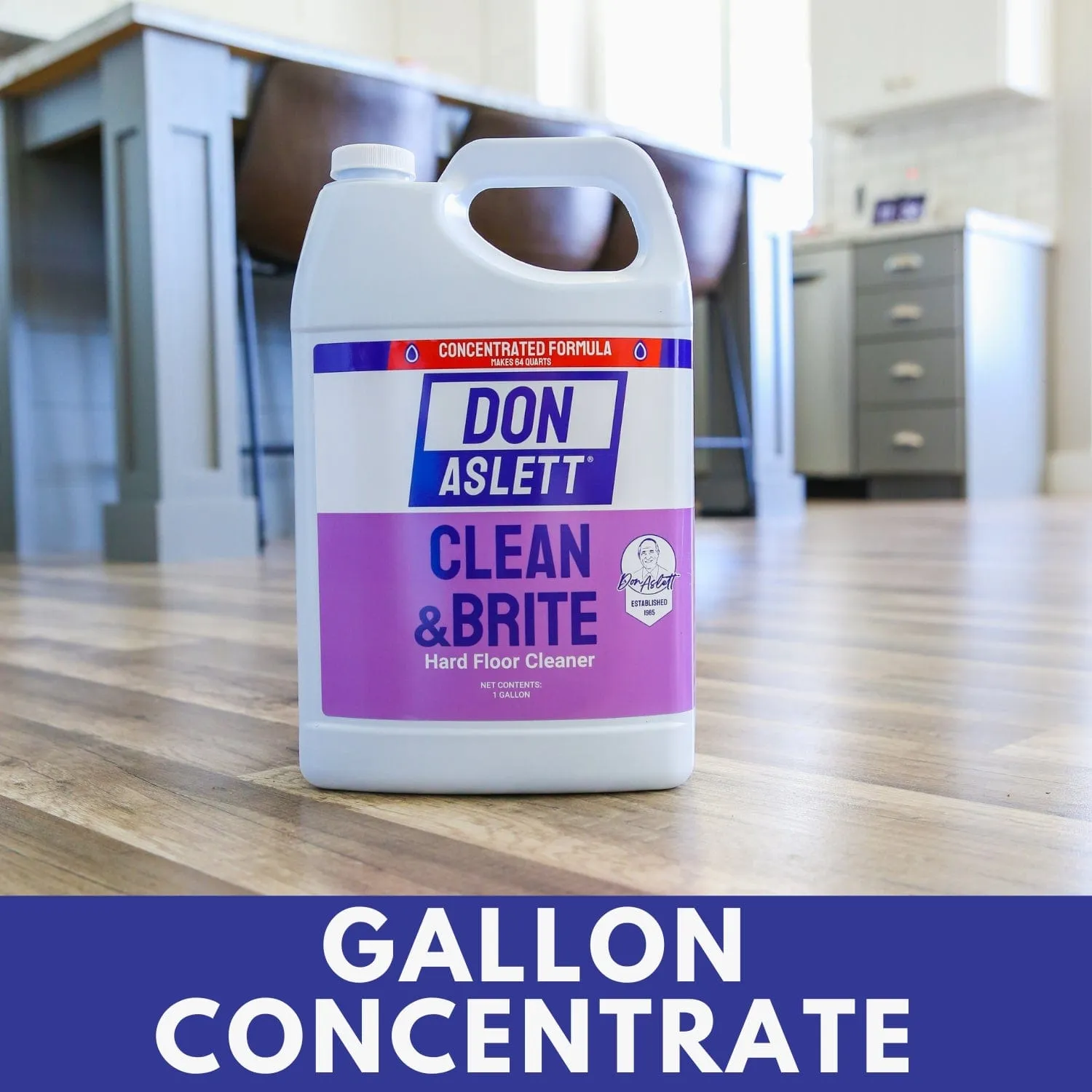 GALLON: Don Aslett Clean & Brite – Cleans Floors And Helps Bring Back Shine