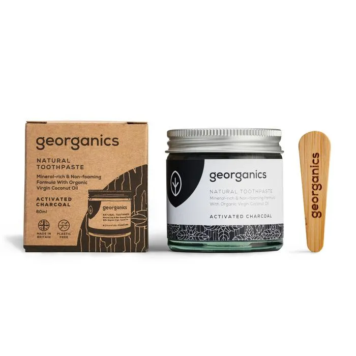 Georganics - Natural Mineral-Rich Toothpaste Activated Charcoal