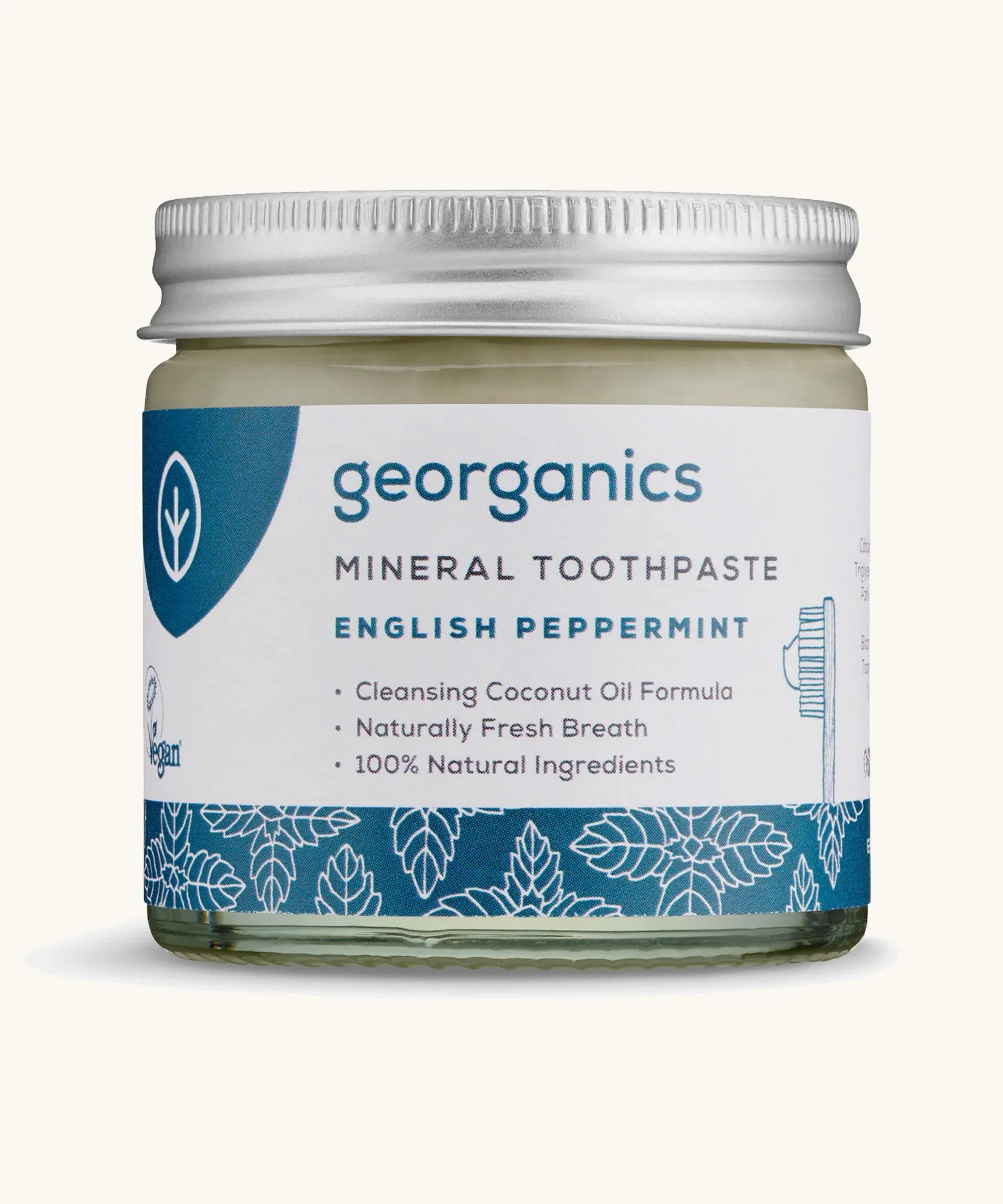 Georganics Natural Toothpaste – English Peppermint