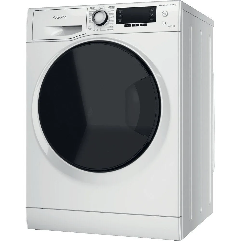 Hotpoint NDD10726DAUK 10 7Kg Washer Dryer With 1400 Rpm, 59.5cm Wide - White