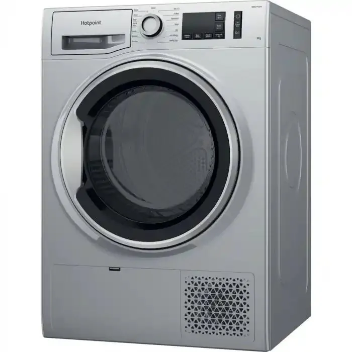 Hotpoint NTM1192SSK Freestanding 9kg Heat Pump Tumble Dryer in -  Silver