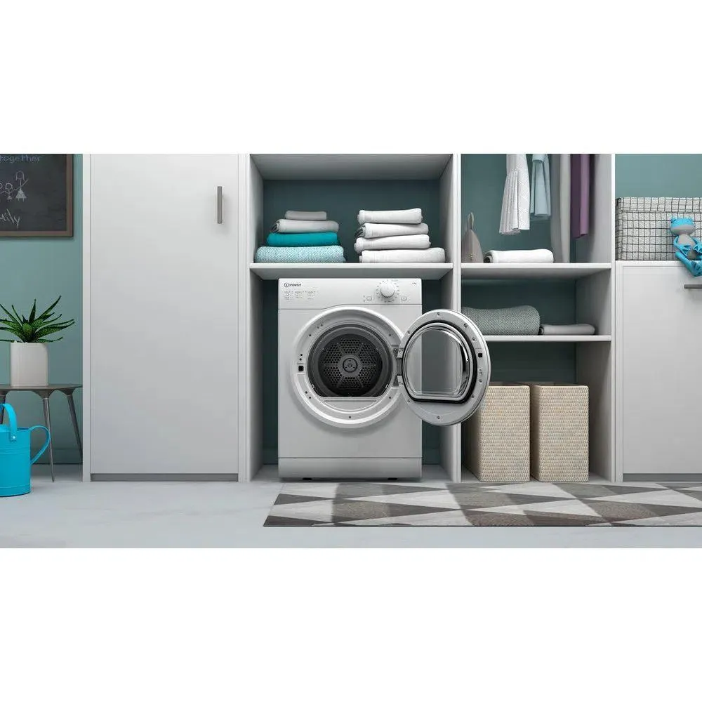 Indesit 8KG Freestanding Air-vented Tumble Dryer - White | I1D80WUK