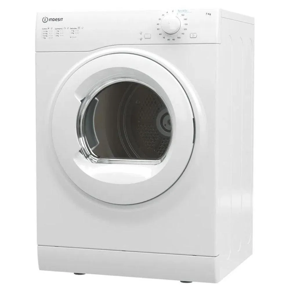 Indesit 8KG Freestanding Air-vented Tumble Dryer - White | I1D80WUK