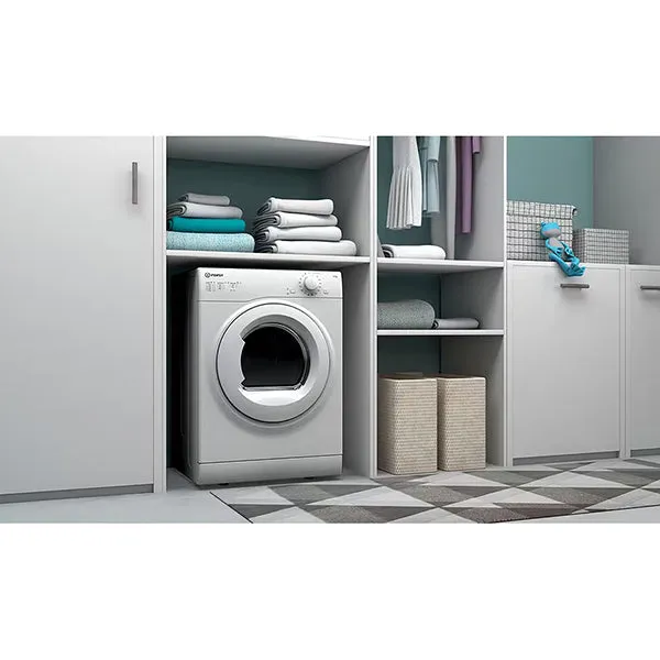 Indesit 8KG Freestanding Air-vented Tumble Dryer - White | I1D80WUK