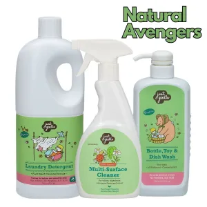 Just Gentle Natural Avengers - Cleaner Crew  - Saver Bundle