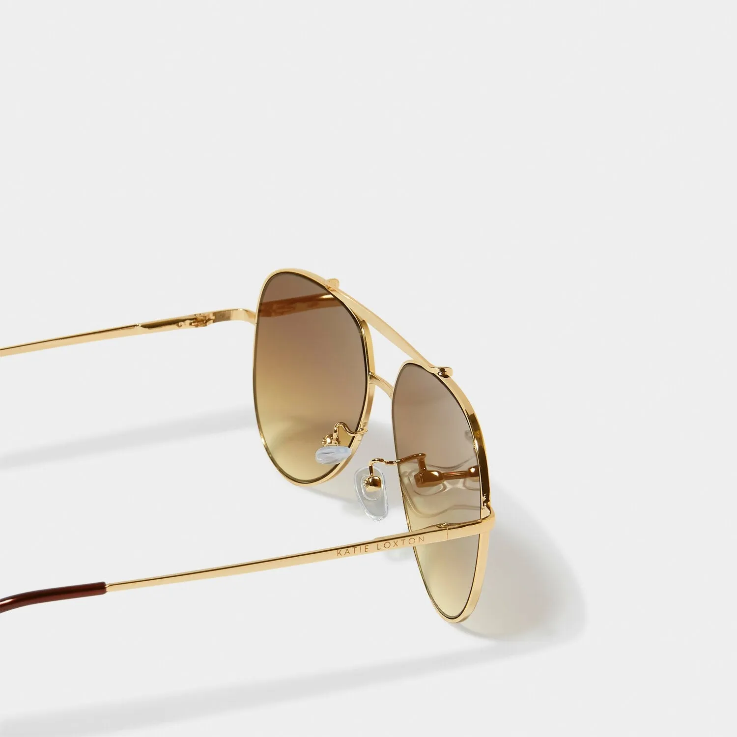 Katie Loxton Bali Sunglasses Gold Metal