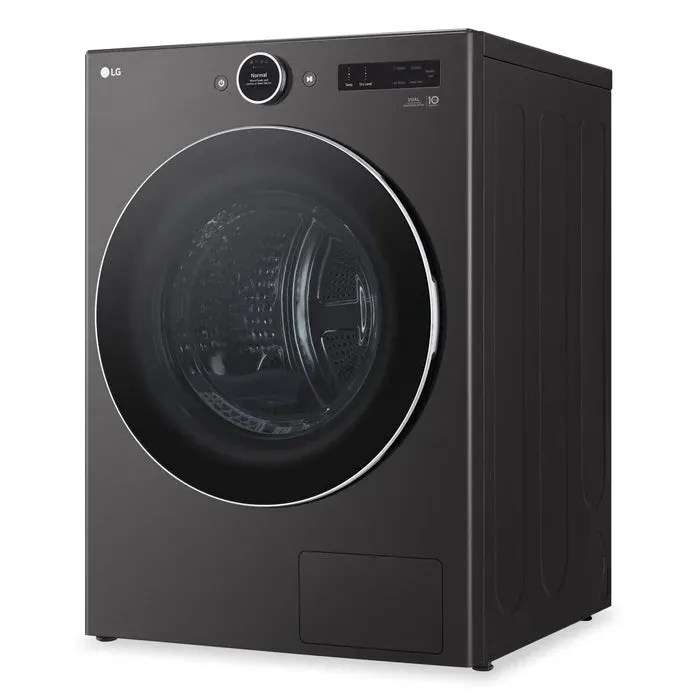 LG DLHC6702B 7.8 cu.ft 6-Motion DirectDrive® Dryer with Heat Pump in Black Steel