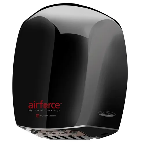 <strong>CLICK HERE FOR PARTS</strong> for the J4-162 AIRFORCE World Dryer Automatic Black Epoxy on Aluminum (208V-240V)