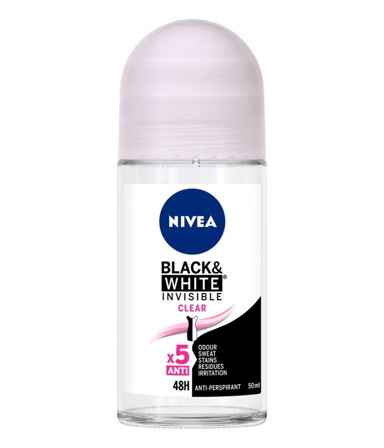 Nivea Black & White Invisible Clear Roll On