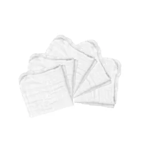 Organic Cotton Muslin Cloths (5 pack)