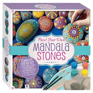 Paint Your Own Mandala Stones Rock Painting Gift Box