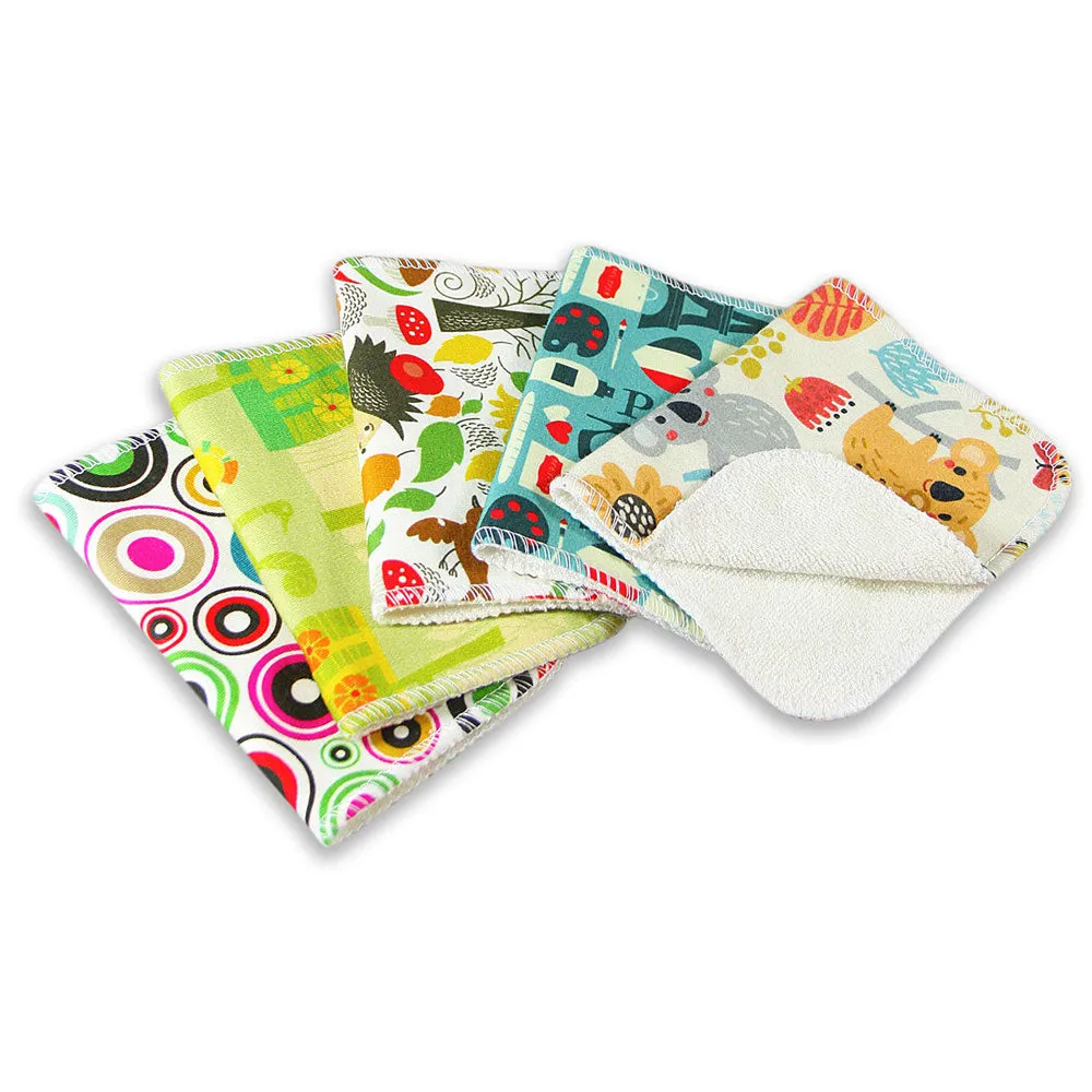 Petit Lulu Cloth Wipes - 5 Pack