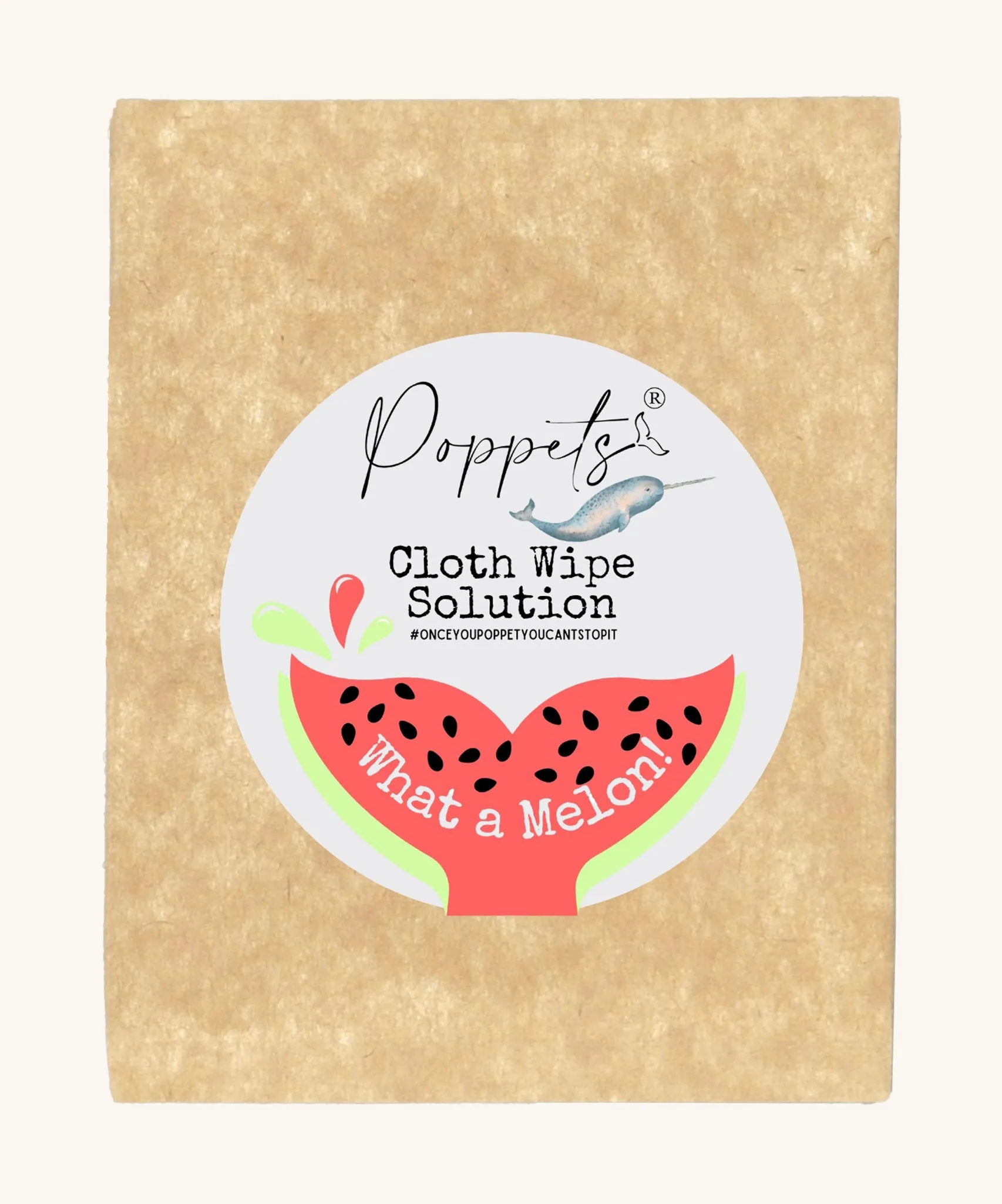 Poppets Reusable Baby Wipes Solution Sample Pack