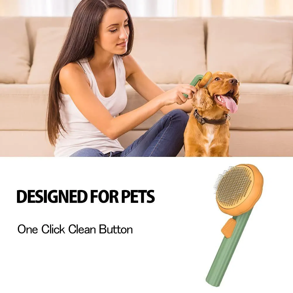 Self Cleaning Slicker Brushes for Dogs & Cats & Pets