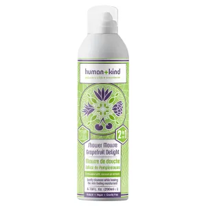 Shower Mousse Bodywash - Grapefruit Delight by Human Kind for Unisex - 6.76 oz Body Wash