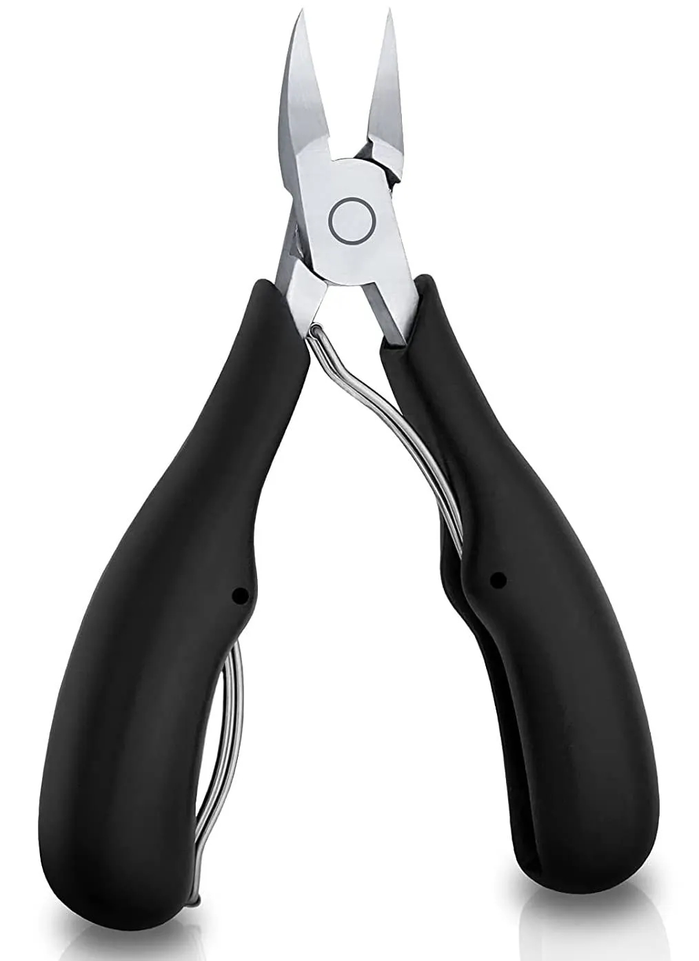 Skypearll Toe Nail Clipper, Professional Thick & Ingrown Toenail Correction Tool, Pedicure Clippers Toe Nail Cutter for Men & Women, Super Sharp Curved Blade Grooming Tool | Black |