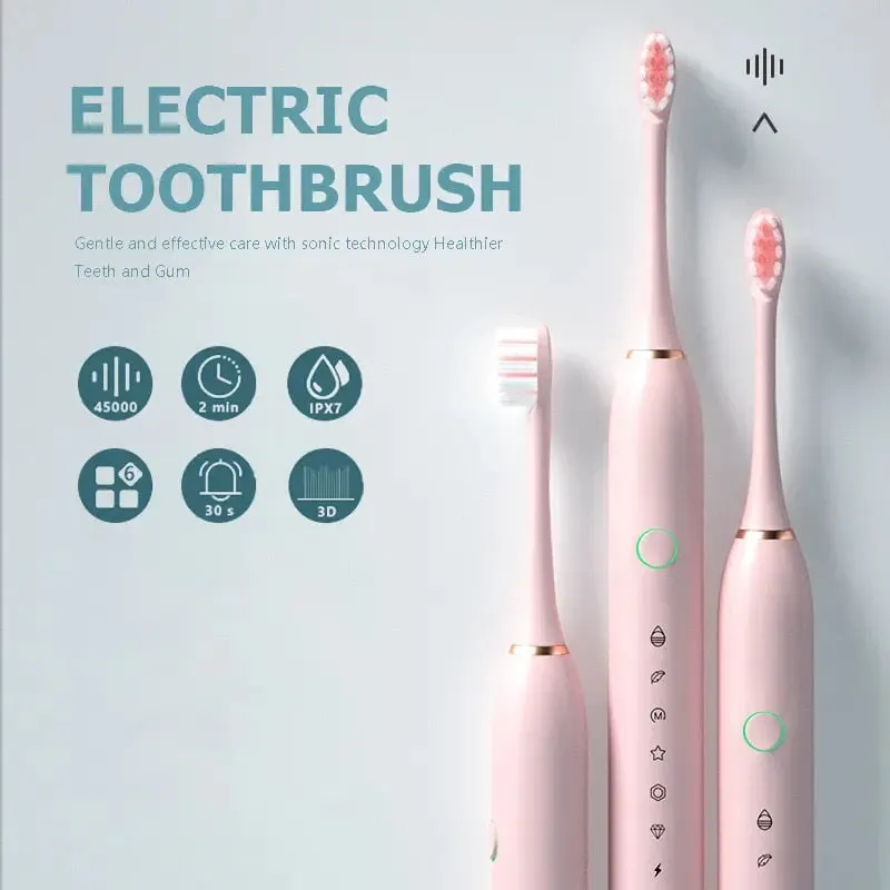 Smart Electric Sonic Toothbrush Rechargeable Electronic Teeth Brush-Electric Toothbrush