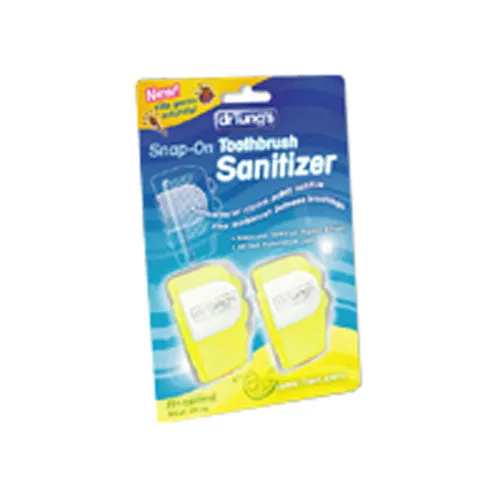 Snap-On Toothbrush Sanitizer for Kids 2 pack By Dr. Tungs Products