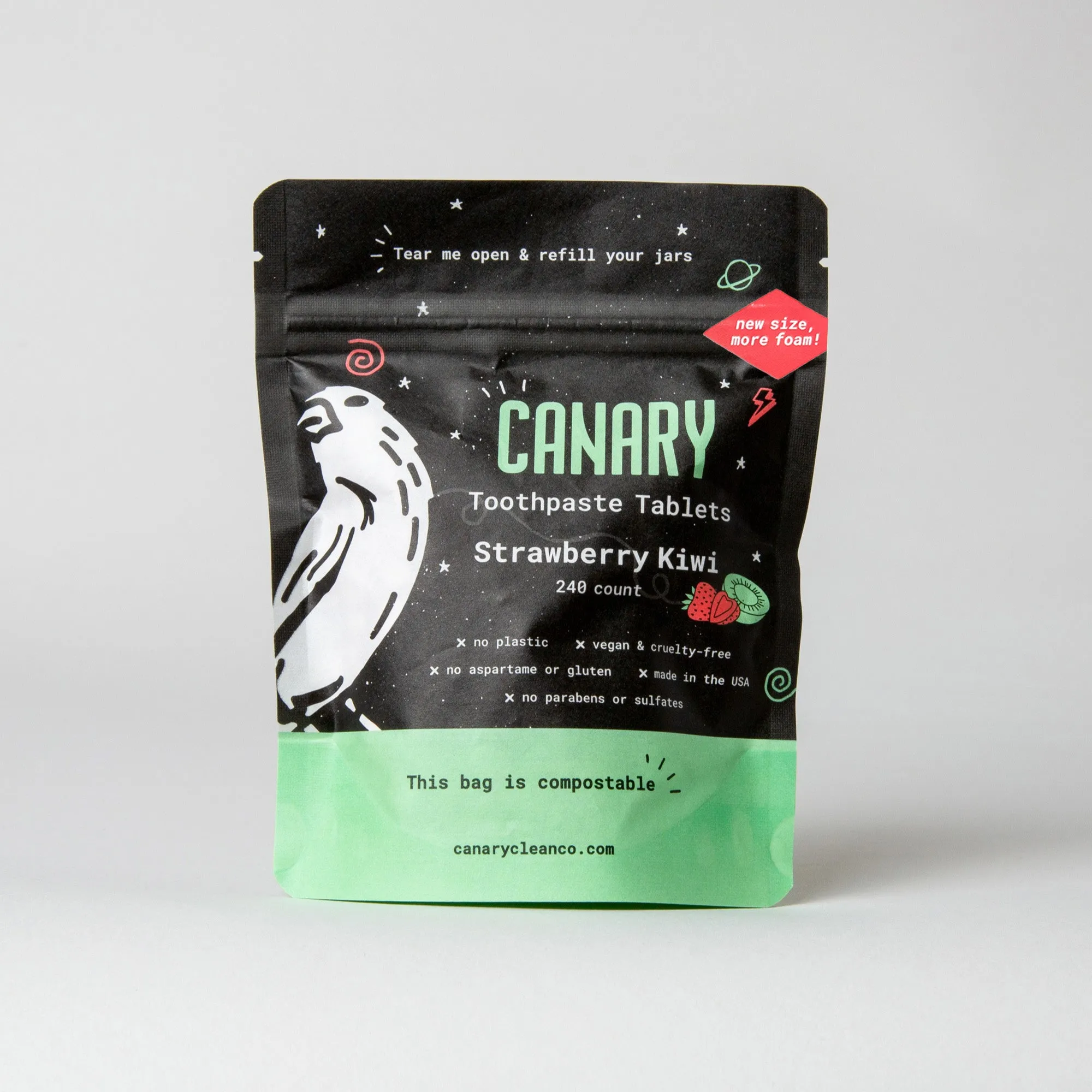 Strawberry   Kiwi Toothpaste Tablets - NEW & IMPROVED! by Canary