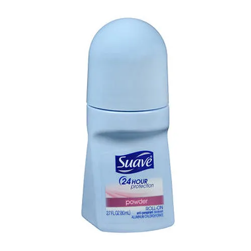 Suave 24 Hour Protection Anti-Perspirant Deodorant Roll-On Powder 2.7 oz By Suave