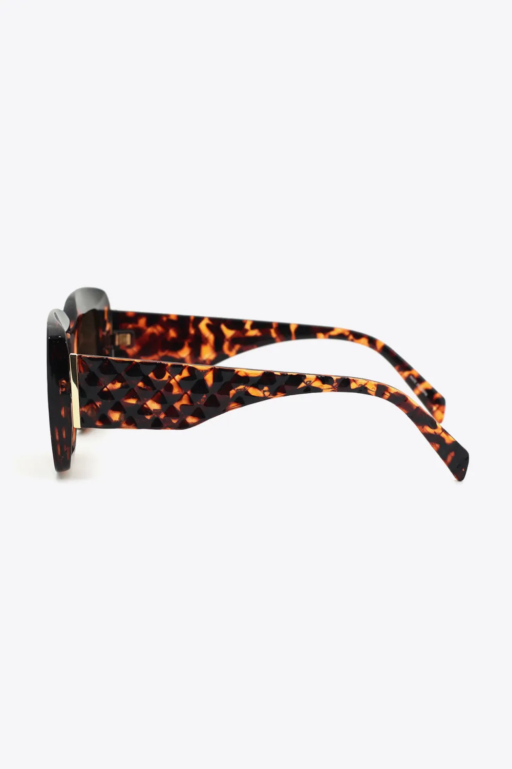 UV400 Square Frame Polycarbonate Sunglasses